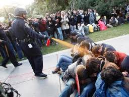 Occupy Wall Street Protesters Pepper Sprayed by Cops